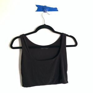 Pretty Little Think Black Crop Tank